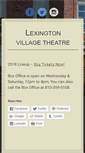 Mobile Screenshot of lexingtonvillagetheatre.com